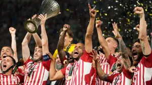 Evangelos Marinakis eyes more silverware after Olympiacos win Conference League