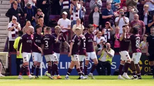 Hearts stage dramatic comeback to share spoils with Rangers