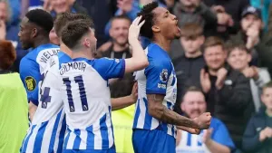 Joao Pedro nets late winner as Brighton hit Aston Villa’s Champions League hopes