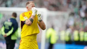 Joe Hart sheds tears of joy after ending career on a high with Celtic cup win
