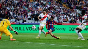 Pedri brace helps Barca secure second with win over Rayo Vallecano