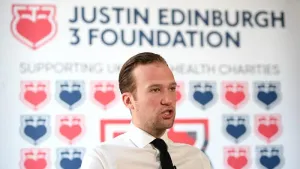 Charlie Edinburgh ‘very humbled’ by lifesaving impact of cardiac arrest charity