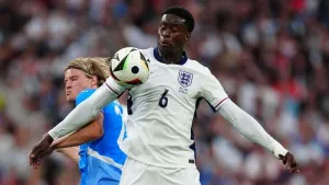 England’s Marc Guehi has been linked with a summer move away from Crystal Palace (Mike Egerton/PA)