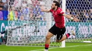Georgia set up Euro 2024 last-16 tie with Spain after stunning Portugal