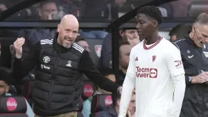 Kobbie Mainoo pleased to have ‘peace of mind’ over future of Erik ten Hag