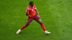 Kwadwo Duah nets his first goal for Switzerland in win over Hungary at Euro 2024