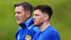 Scotland captain Andy Robertson sparks concern after leaving training early
