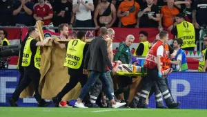 UEFA says ‘no delay’ in treating Hungary forward Barnabas Varga after criticism