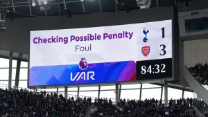 Premier League clubs have voted 19 to one to keep VAR (Zac Goodwin/PA)