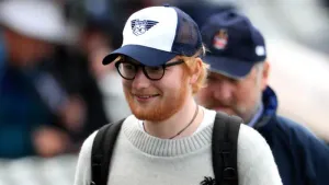 England squad treated to The A-Team as Ed Sheeran puts on private performance