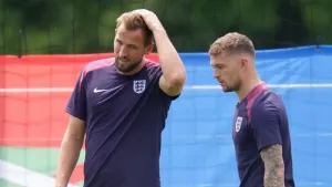 Full England squad trains ahead of Euro 2024 final against Spain