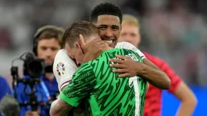 Jordan Pickford lauds ‘golden boy’ Jude Bellingham after England beat Slovakia