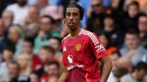 Leny Yoro is set for a spell on the sidelines with a left foot injury (Andrew Milligan/PA)