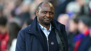 Patrick Vieira has left Strasbourg after one season in charge (Zac Goodwin/PA)