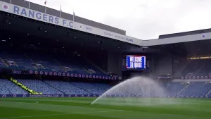 Ibrox is not ready for the start of the season (Andrew Milligan/PA)