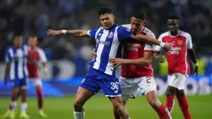 Evanilson, left, has joined Bournemouth for a club-record fee (Bradley Collyer/PA)