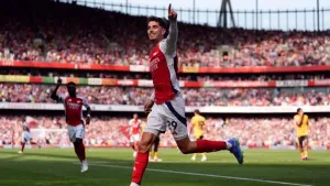 Kai Havertz and Bukayo Saka on target as Arsenal open with win over Wolves