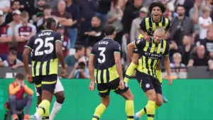 Supersonic – Erling Haaland hits another hat-trick as Noel Gallagher watches on