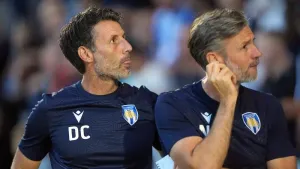 Danny Cowley heaps praise on Colchester’s veteran striker Lyle Taylor