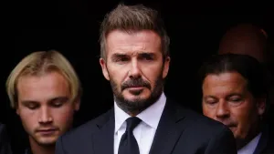 David Beckham among mourners at Sven-Goran Eriksson’s funeral in Sweden