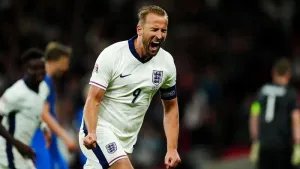 Double delight for England centurion Harry Kane in win over Finland