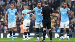 Kyle Walker explains frustration with ref Michael Oliver over Arsenal equaliser