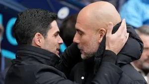 The relationship with Mikel Arteta ‘doesn’t change’, says Pep Guardiola