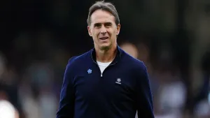 West Ham boss Julen Lopetegui injures calf in frustration during Liverpool loss