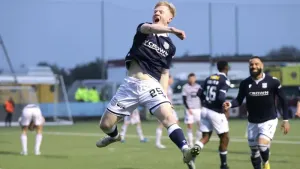 Lyall Cameron ends Dundee’s winless streak with victory at Motherwell