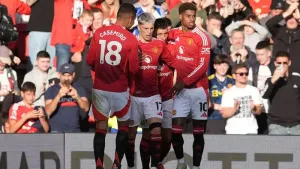 Manchester United come from behind to sting Bees and give Erik ten Hag a boost
