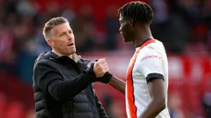 Rob Edwards proud of Luton’s response to racist abuse targeting Elijah Adebayo