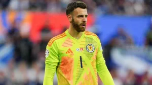 Scotland goalkeeper Angus Gunn ruled out of Nations League double-header