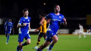 Will Grigg scores late brace as Chesterfield beat Newport to move up to seventh