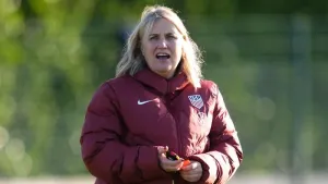 Emma Hayes guided the United States to Olympic gold after taking charge during the summer (Adam Davy/PA)