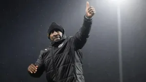 Darren Moore proud of Port Vale’s character after late winner at Morecambe