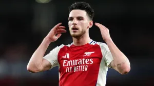 Declan Rice injury blow for Arsenal ahead of Champions League trip to Milan