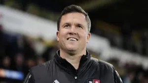 Gary Caldwell credits Barnet after Exeter edge through in FA Cup thriller