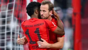 Harry Kane scores brace as Bayern move three points clear at top of Bundesliga