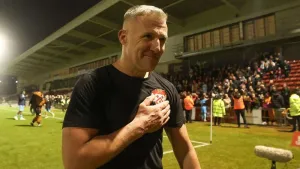 Kettering boss Richard Lavery admits he ‘had a feeling’ of upset at Northampton