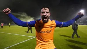 Stephen McLaughlin strike sends Mansfield past Stevenage in FA Cup