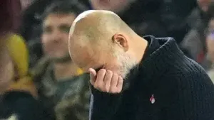 Manchester City manager Pep Guardiola is on a bad run (PA)