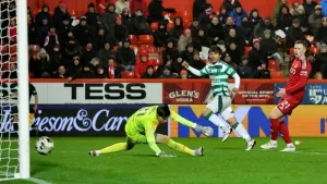 Celtic strengthen their grip on the title race with victory at Aberdeen