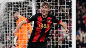 Dean Huijsen heads Bournemouth to victory against Tottenham