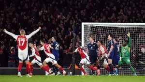 Declan Rice felt Arsenal ‘could’ve scored three or four’ corners in Man Utd win