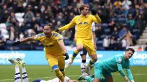 Injury-time own goal saves Leeds as they salvage a point at Preston