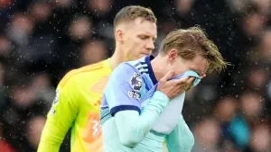 Martin Odegaard says Arsenal need to more aggressive in attack after Fulham blow