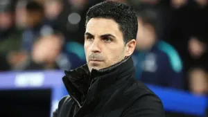 Mikel Arteta says Arsenal must ‘continue to be like a hammer’ in Liverpool chase