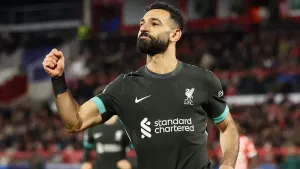 Mohamed Salah’s penalty moves Liverpool closer to Champions League last eight