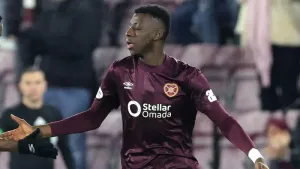 Musa Drammeh earns struggling Hearts a point against Aberdeen