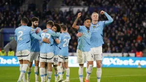 Pep Guardiola celebrates Man City milestone with much-needed win at Leicester
